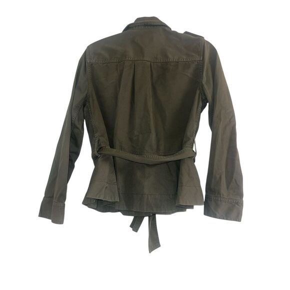 ✨J.Crew Green Cropped Fatigue Utility Sz Small Jacket✨ - Picture 7 of 9